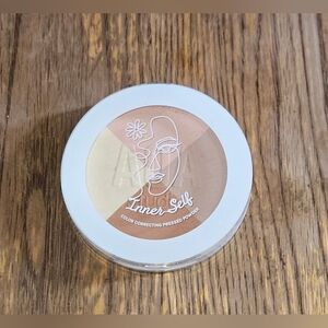 AOA Studio Inner Self Color-Correcting Pressed Powder In Peach Silk 0.28oz BNIB